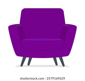 purple sofa chair good quality and design