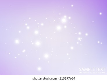 Purple space vector sparkle background illustration  - Vector abstract purple space spark  template