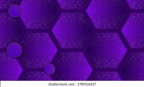 violetter, glänzender Hintergrund, luxuriöser Hintergrund, Vektorgrafik.	