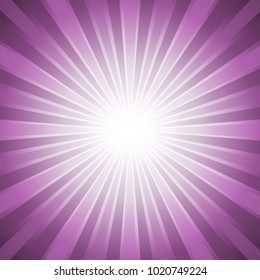 Purple sparkling grape abstract background with star burst concept