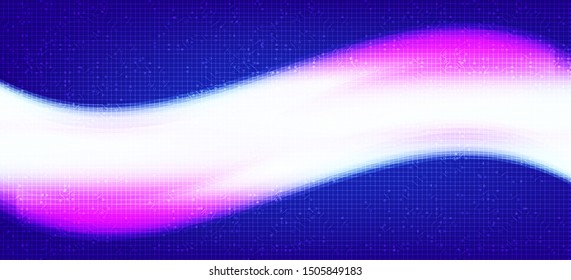 Purple Speed Line on Technology Microchip Background,Hi-tech Digital and Internet Concept design,Free Space For text in put,Vector illustration.