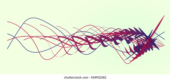 purple spiral abstract on black background vector illustration