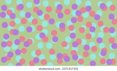 purple sponge, blue sponge, pink sponge and light brown background.