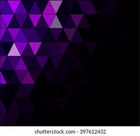 Purple Square Grid Mosaic Background, Creative Design Templates
