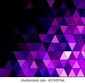 Purple Square Grid Mosaic Background, Creative Design Templates