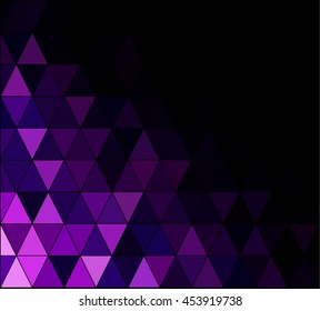 Purple Square Grid Mosaic Background, Creative Design Templates
