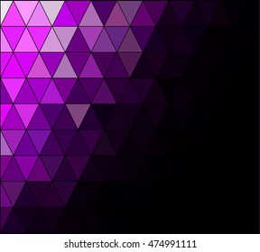 Purple Square Grid Mosaic Background, Creative Design Templates