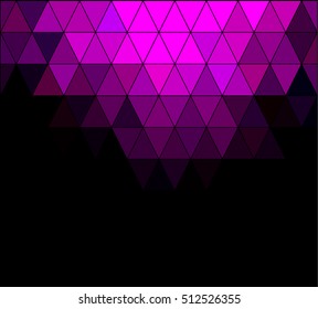 Purple Square Grid Mosaic Background, Creative Design Templates