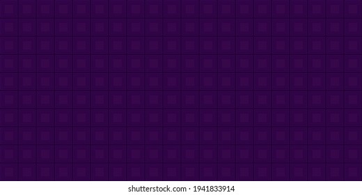Purple squares background. Mosaic tiles pattern. Seamless vector illustration.