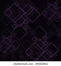 Purple squares background. Vector illustration.