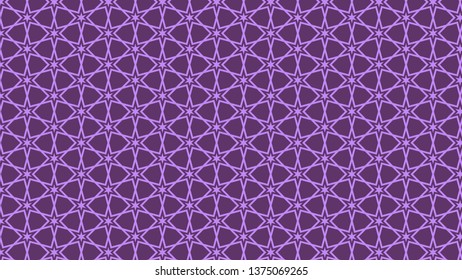 Purple Star Background Pattern Design