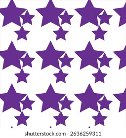 purple star luxury pattern design