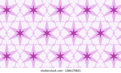Purple Star Pattern Vector Design