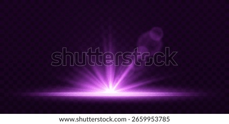 Purple star. Sunlight burst with rays, vector illustration, eps 10