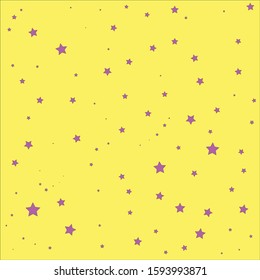 
purple stars on yellow background