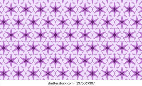 Purple Stars Pattern