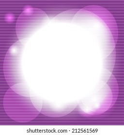Purple striped decorative background vector
