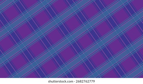 Fundo de padrão de tartã listrado roxo
