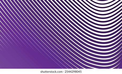 Fundo abstrato das linhas de curva de listras roxas para o estilo de tela de fundo ou de tela
