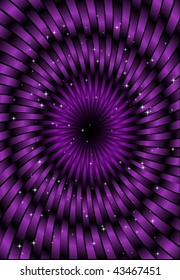 Purple stripes and glitters