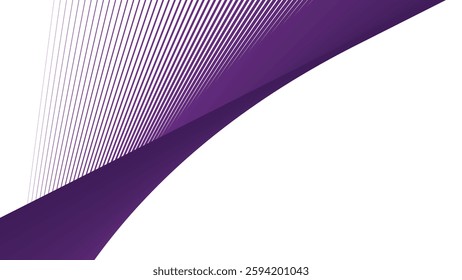 Purple stripes line pattern background for backdrop or fabric style