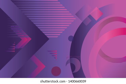 purple style tecno banner background  design gradient. illustration for poster, landing, web, cover, ad, page, greeting, card, promotion - vector