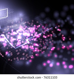 purple stylish fantasy background