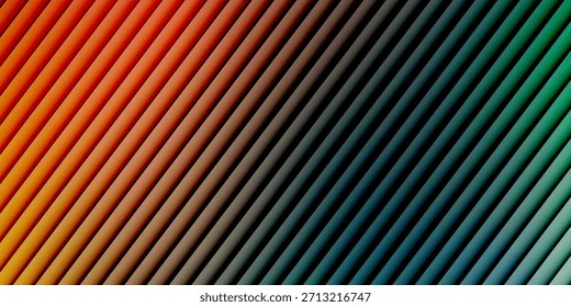 El gradiente púrpura de la puesta del sol del verano irradia calor y energía a través del vidrio de Fractal. Brillante puesta de sol de verano capturado en líneas de vidrio brillante. Diseño de vidrio de Fractal con magia de la puesta del sol y luz dorada. Vector
