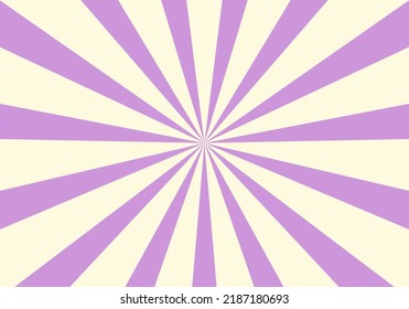 Purple Sunburst Background With Rays