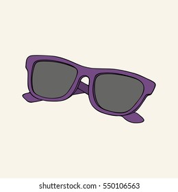 Purple sunglasses