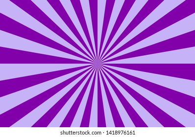 Purple sunshine colorful vector background. Abstract illustration sunburst design wallpaper for template ,cover,banner website business social media advertising.