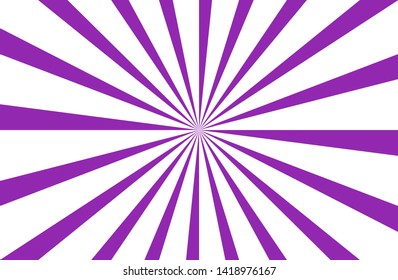 Purple sunshine colorful vector background. Abstract illustration sunburst design wallpaper for template ,cover,banner website business social media advertising.