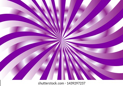 Purple sunshine colorful vector background. Abstract sunburst design wallpaper for template banner business social media advertising. cartoon backdrop. sunlight, sweet candy pop.