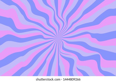 Purple sunshine colorful vector background. Abstract sunburst design wallpaper for template business social media advertising. comic backdrop. 