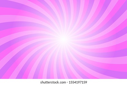 Purple sunshine vector background. illustration abstract sunburst wallpaper for template website and business social media advertising. Beautiful retro concept. 