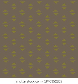 Purple surface, marked from place to place with some green icons formed by two triangles. Simple geometric pattern.