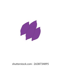 purple sweet potato vector illustration of a very tasty, sweet and can be processed into other foods