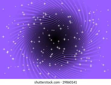 Purple swirled space