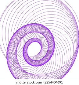 Purple Swirls Swoosh Vector Hand Drawn Highlighter Accent Line Work