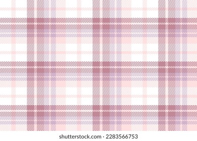 Purple Tartan Pattern Design Textile the Resulting Blocks of Colour Repeat Vertically and Horizontally in a Distinctive Pattern of Squares and Lines Known as a Sett. Tartan Is Plaid