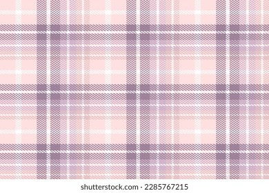 Purple Tartan Pattern Fabric Vector Design Is a Patterned Cloth Consisting of Criss Crossed, Horizontal and Vertical Bands in Multiple Colours. Tartans Are Regarded as a Cultural Scotland.