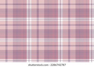 Purple Tartan Pattern Fabric Vector Design Is Made With Alternating Bands of Coloured Pre Dyed Threads Woven as Both Warp and Weft at Right Angles to Each Other.