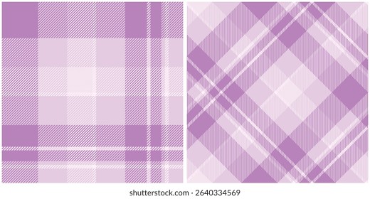 Purple Tartan Pattern Seamless. Sweet Checker Pattern for Shirt Printing,clothes, Dresses, Tablecloths, Blankets, Bedding, Paper,quilt,fabric and Other Textile Products.