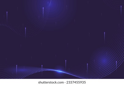 Purple tech dot abstract background template with an elegant design concept, minimal style composition for banner, flayer, etc.