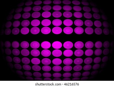 Purple techno globe