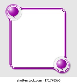 purple text box for any text with speech bubbles