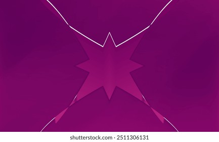 Fondo de textura púrpura. Fondo Abstractas Starburst púrpura. diseño de símbolo. ilustración de logotipo. Estrella geométrica abstracta moderna. Arte de explosión púrpura vívida. Patrón abstracto minimalista de estallido estelar
