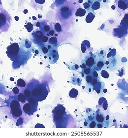 Purple tiger skin watercolor , Leopard seamless , animal skin.  watercolor painting patterns, Cute seamless pattern design element for sale banners, posters, labels, and gift wrapping paper.