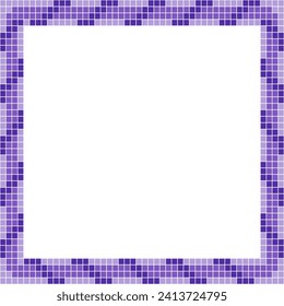 Marco púrpura, marco o fondo de mosaico mosaico, fondo de mosaico, patrón sin costura, patrón sin costuras mosaico, textura o fondo de azulejos mosaicos. Baldosas murales en el cuarto de baño, baldosas en la piscina.