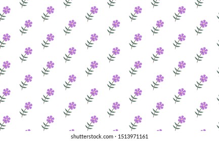 Purple Tithonia Flower with Leaves Pattern Background